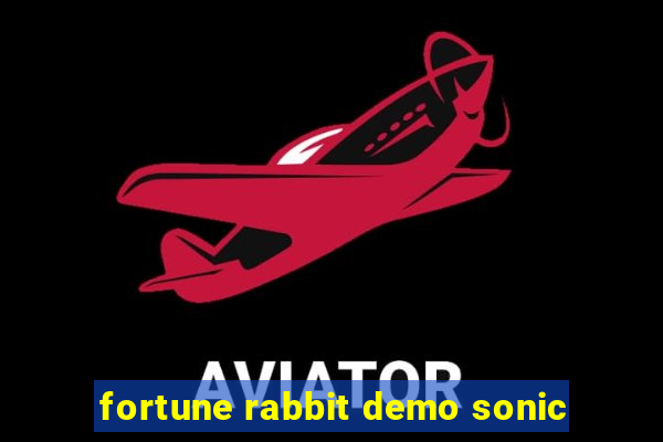 fortune rabbit demo sonic